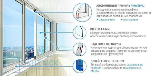 Какой профиль выбрать для остекления балкона теплыми окнами: особенности монтажа и средняя стоимость