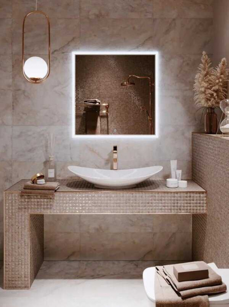 Зеркало с подсветкой в ванную — разновидности и рекомендации по выбору