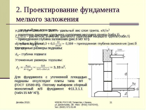 Как выбрать оптимальную глубину заложения фундамента: факторы определения