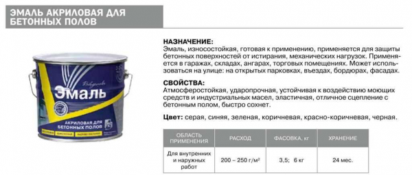 Высококачественная износостойкая краска для пола из бетона: особенности и виды